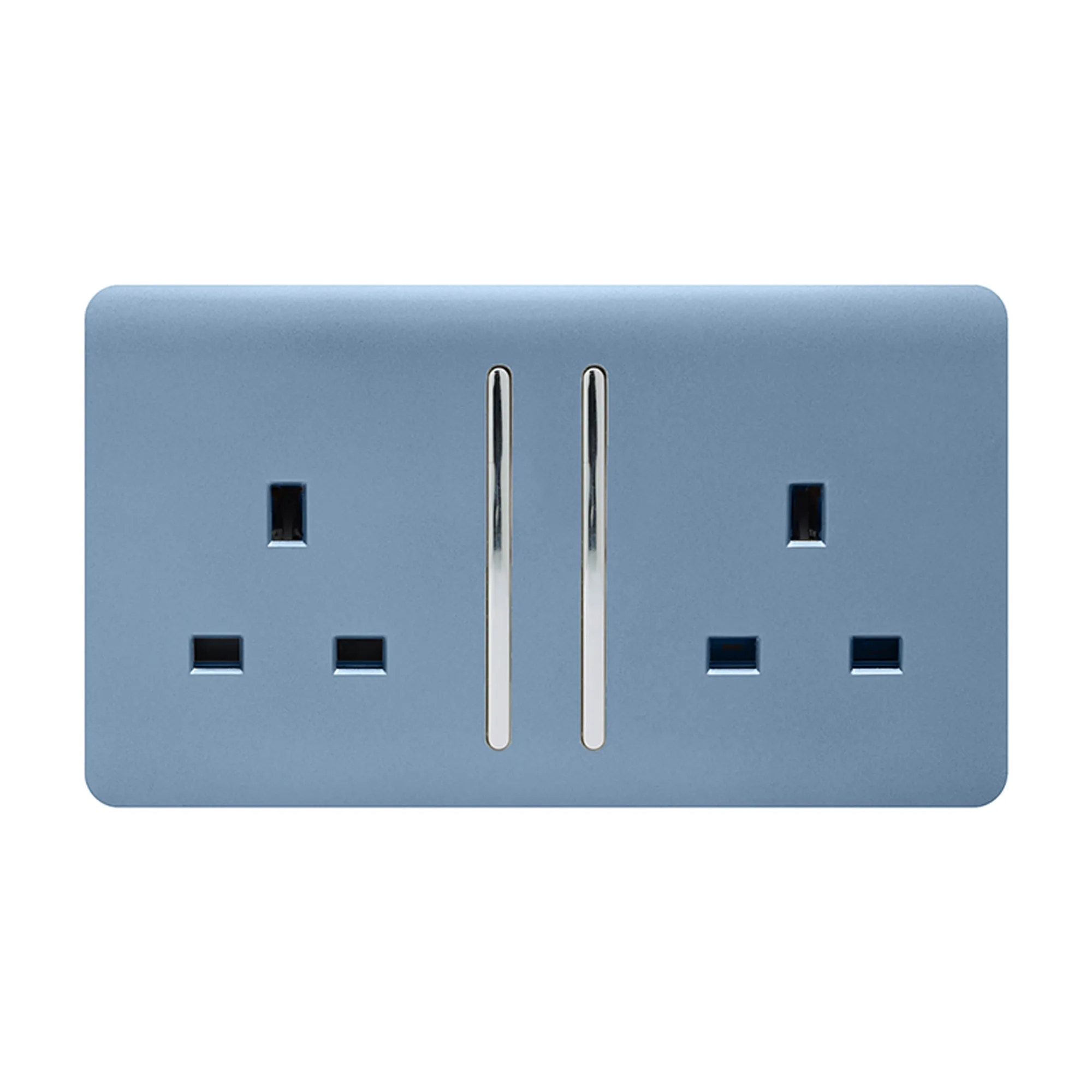ART-SKT213LSK  2 Gang 13Amp Long Switched Double Socket Sky
